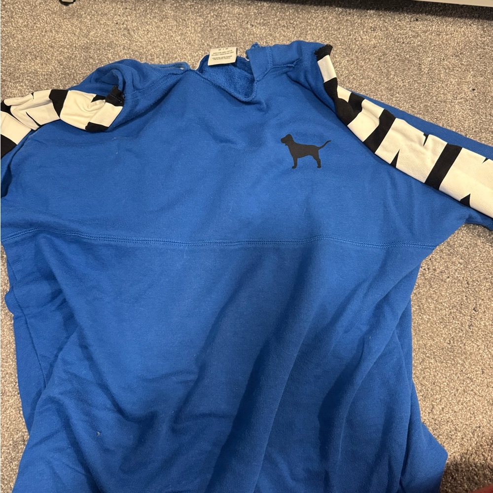 Victoria's Secret PINK Blue Dog Logo Shirt